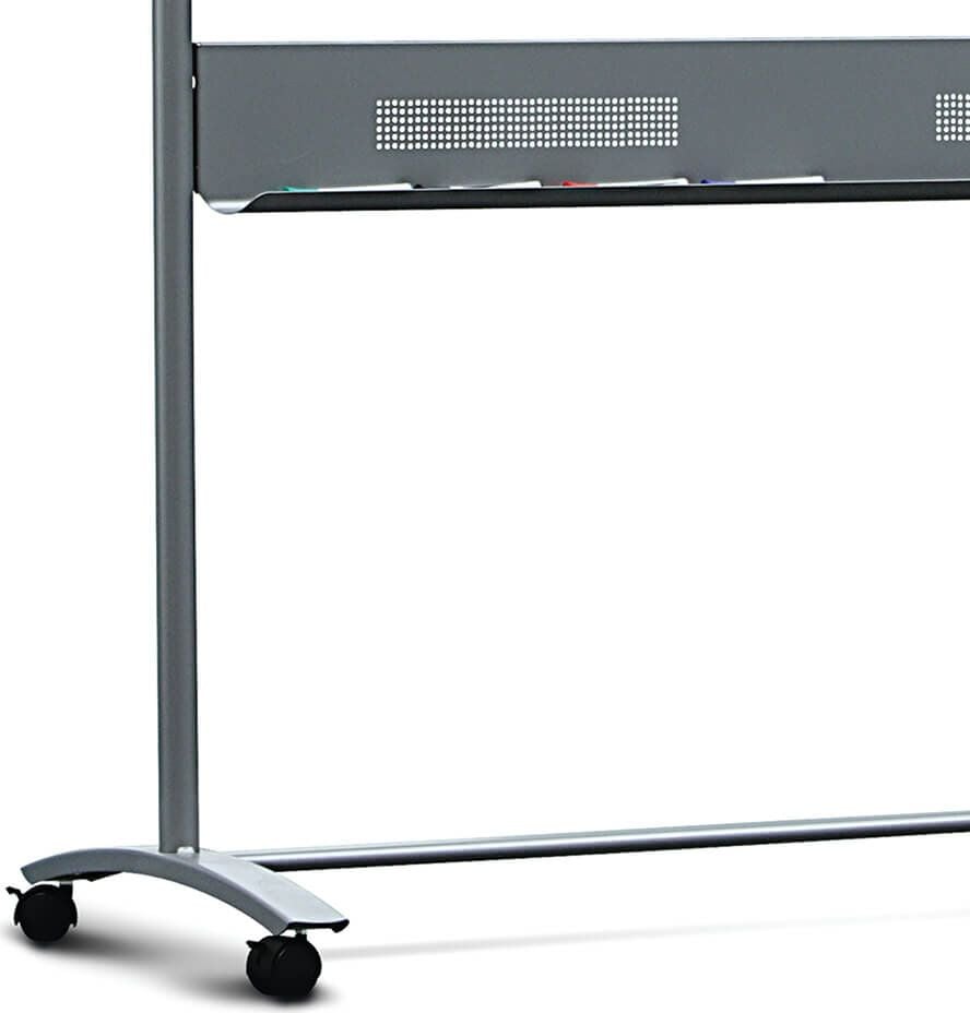 Whiteboard Nobo Classic Stahl 1901029, 90x120cm, lackiert, trocken abwischbar,
Ablageschale, Stativ-Drehtafel