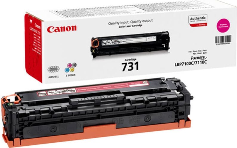 Canon Lasertoner 731M, magenta, (6270B002), 1.500 Seiten