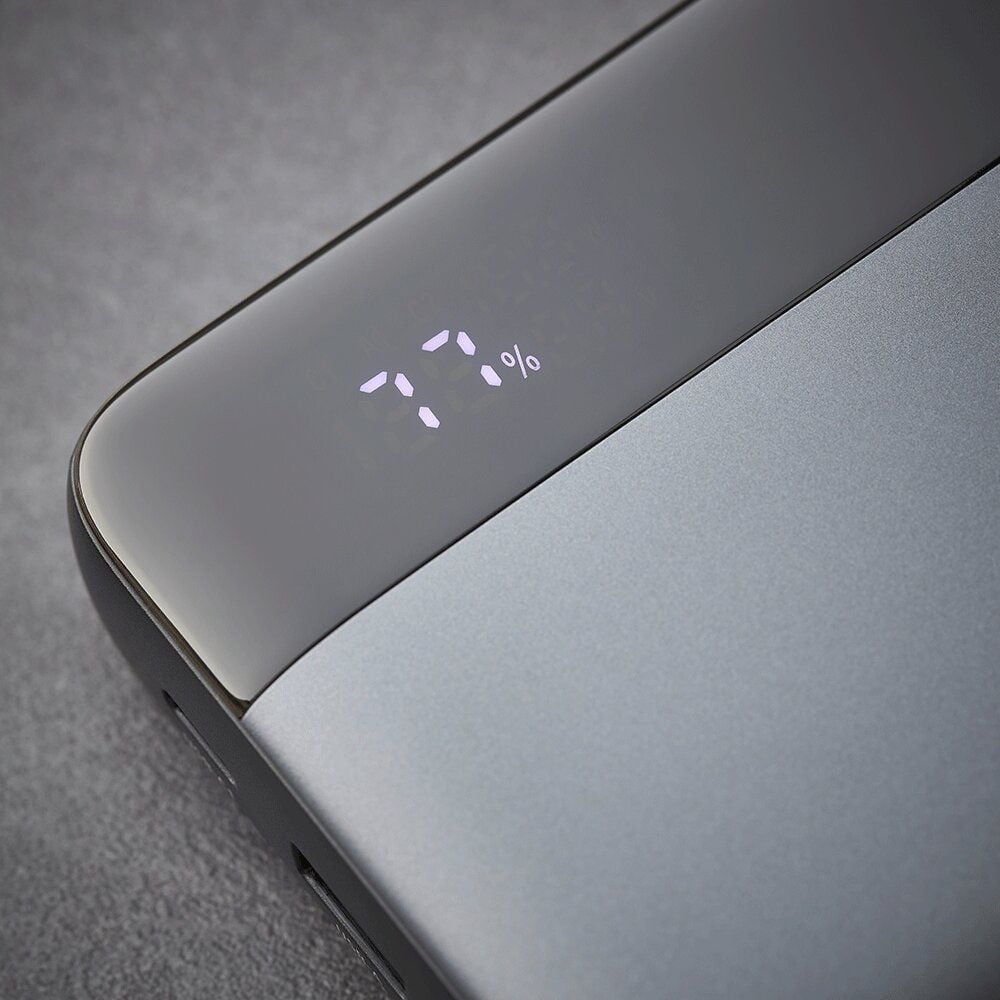 Powerbank Intenso HE25000 7350060, 25000 mAh, USB-C Ladekabel, 140 Watt,
grau/schwarz