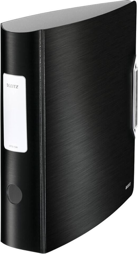 Ordner A4 Leitz Active Style 1108, 82mm, Polyfoam, A4, 8,2cm Rücken, 180 Grad, Kunststoff, schwarz