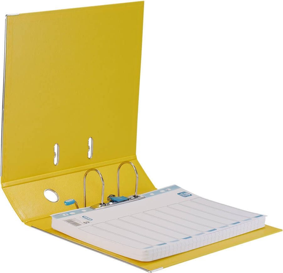 Ordner A4 Elba rado plast 10497, 80mm, PVC, A4, 8cm Rücken, Kunststoff-Folie, blau