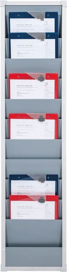 Werkstattplaner Eichner 9019-00106, für 10 x A4, 31,5x128,2cm (BxH), einreihig,
Kunststoff, grau