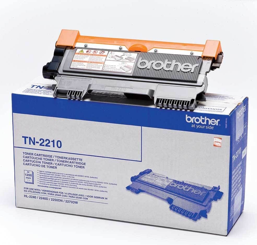 Brother Lasertoner TN-2210, schwarz, 1.200 Seiten