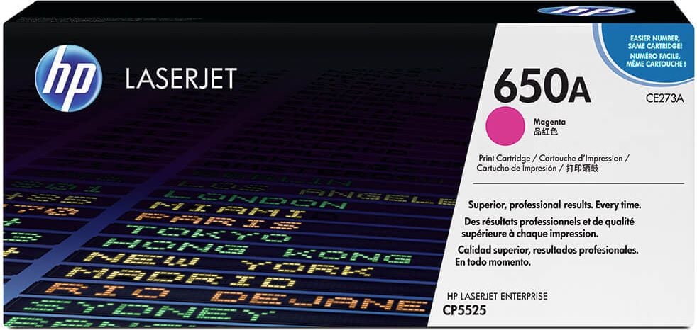 HP Lasertoner CE273A Nr. 650A, magenta, 15.000 Seiten