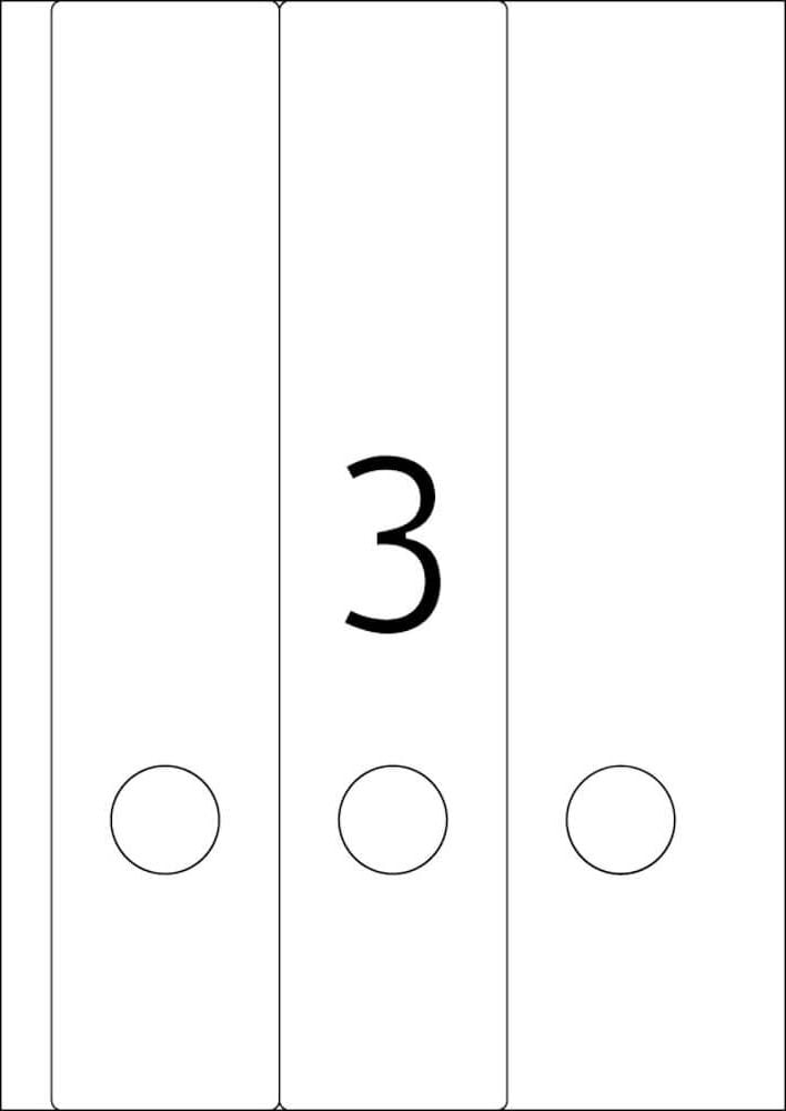 Rückenschilder Herma 5138, breit/lang, 297x61mm, auf A4, blau, Pack 20
Blatt/60 Stück