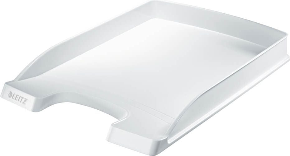 Ablagekorb Leitz Plus Flach 5237, A4/C4, 3,5cm hoch, Polystyrol (PS), weiß