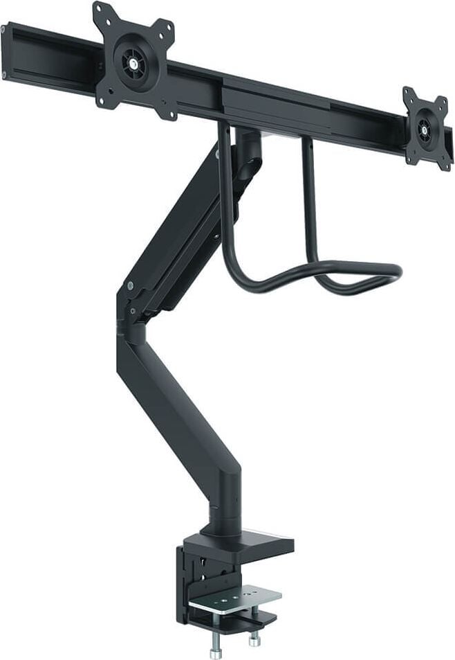 Monitorhalter Fellowes Eppa Dual Crossbar, 1 Arm, für 2 Monitore, Tragfähigkeit bis zu
16 kg, Klemmhalterung, schwarz