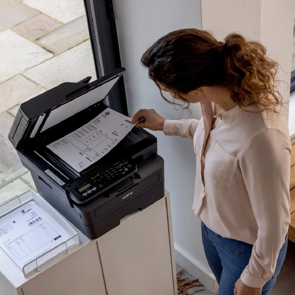Drucker Brother MFC-L2800DW 4-in1 S/W-Multifunktionsdrucker, Duplexdruck, LAN/WLAN/USB 2.0, 22,5 Seiten/Minute, 1.200 x 1.200 dpi