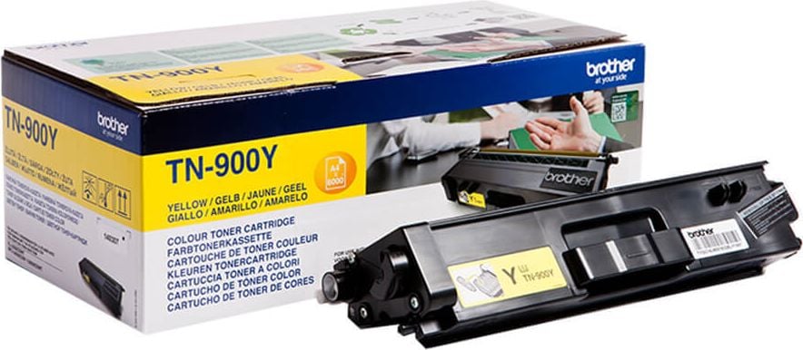 Brother Lasertoner TN-900Y, yellow, 6.000 Seiten