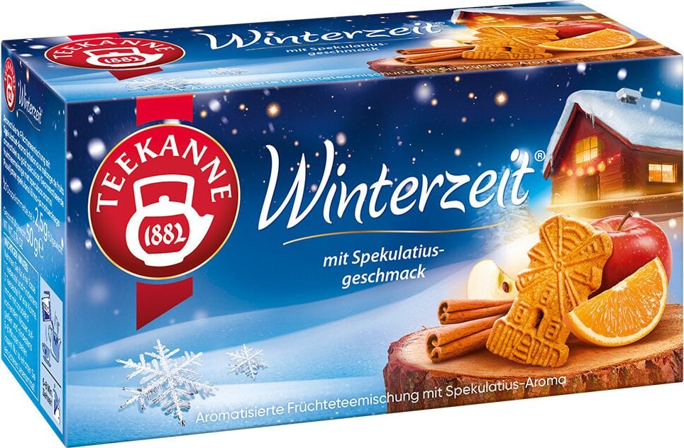 Tee Teekanne Wintertee Winterzeit 7824, Beuteltee, Pack 20 Beutel à 2,5g