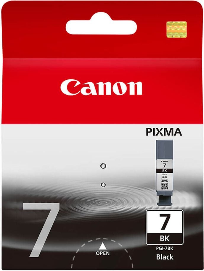 Canon Tintenpatrone PGI-7BK, schwarz, (2444b001)