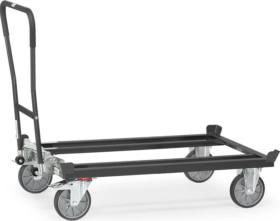 Einklink-Rohrschiebebügel fetra 22892-7016 GREY EDITION, für Paletten-Fahrgestelle ab 810mm Breite, abnehmbar, anthrazitgrau