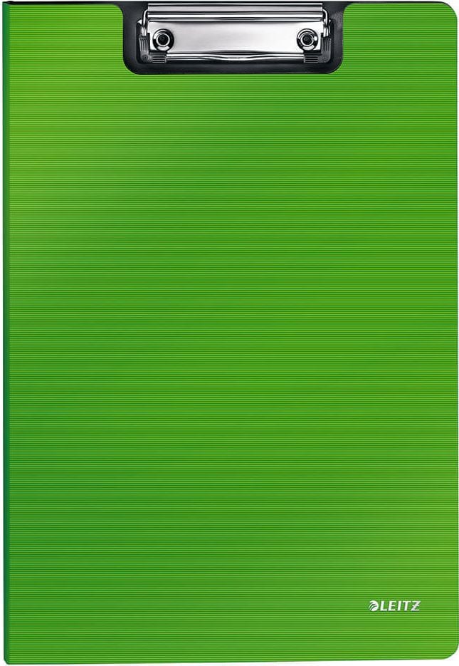 Klemmmappen Leitz Solid A4 3962, Metallklemme kurze Seite, Polyfoam, hellgrün