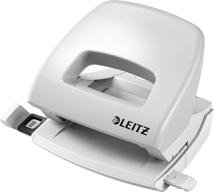 Locher Leitz New NeXXt 5038, ca. 16 Blatt, Anschlagschiene, grau
