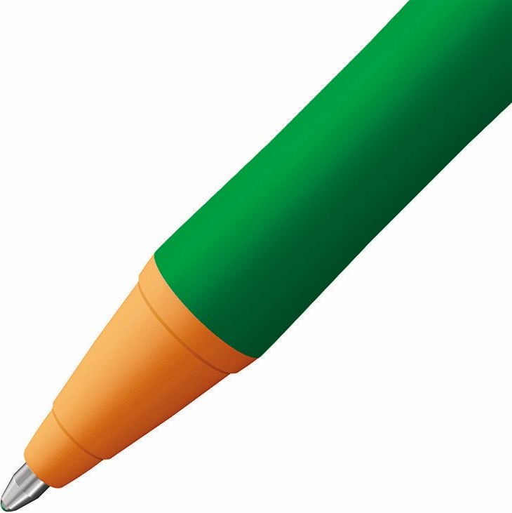 Kugelschreiber STABILO pointball 6030/4, ca. 0,5mm, Mehrweg, Kartonetui mit 4 Farben, aus 87 % biobasiertem Kunststoff