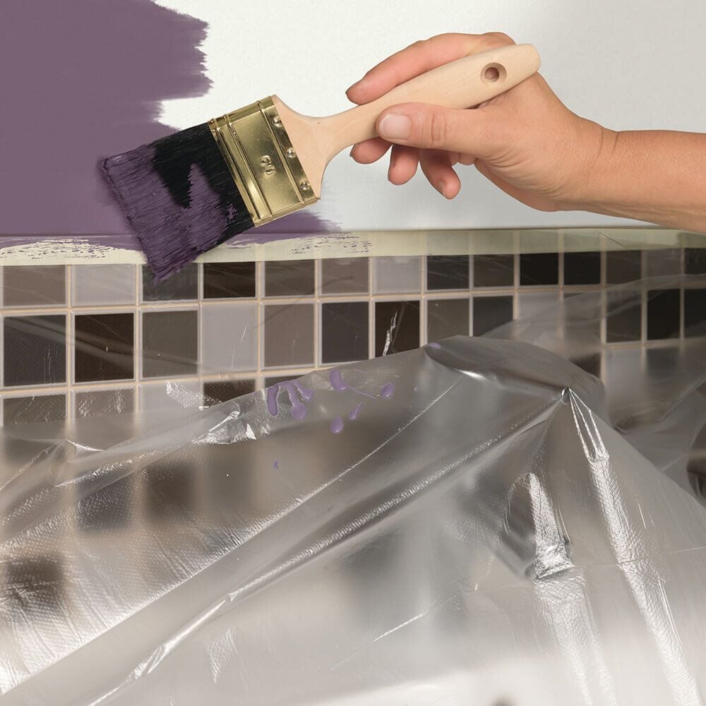 Abdeckfolie Tesa Easy Cover Perfect+ Nachfüllung 56593, 55cm x 33m, transparente Nachfüllrolle M
inkl. Malerband