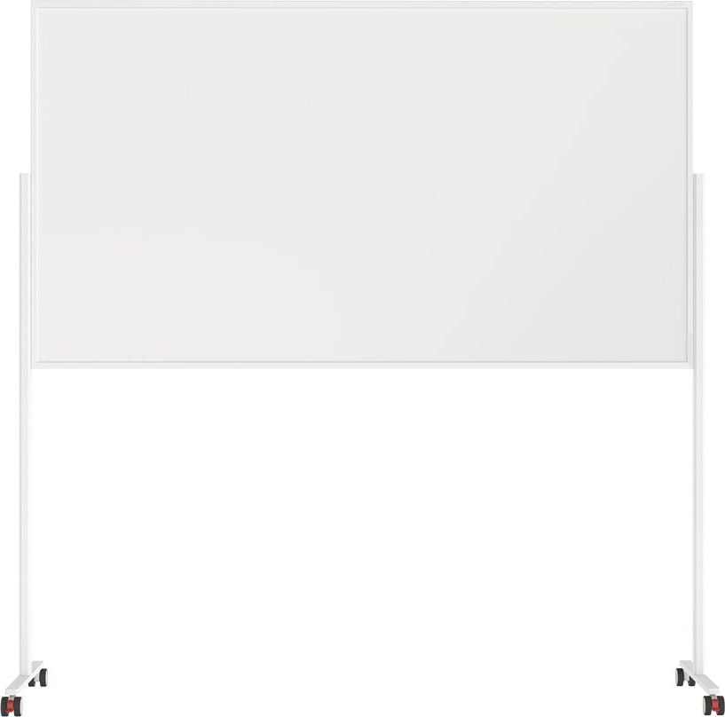 Whiteboard Magnetoplan Design Vario 1181100, 180x100cm, lackiert, trocken abwischbar,
Aluminiumrahmen (weiß), Stativtafel