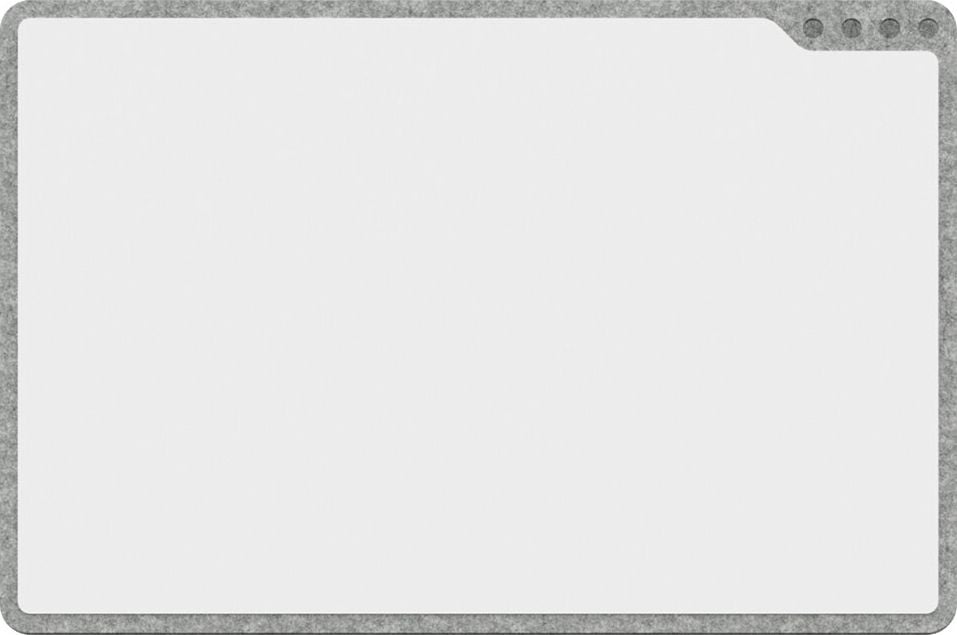 Whiteboard Playroom Playboard small, 75x50cm, emailliert, trocken abwischbar, farbiger Rahmen, freistehend/Wandanlage, rot