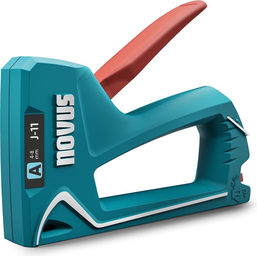 Heftgerät Novus J-11 030-0471, Handtacker, für Feindrahtklammern A, bis 8mm
Länge