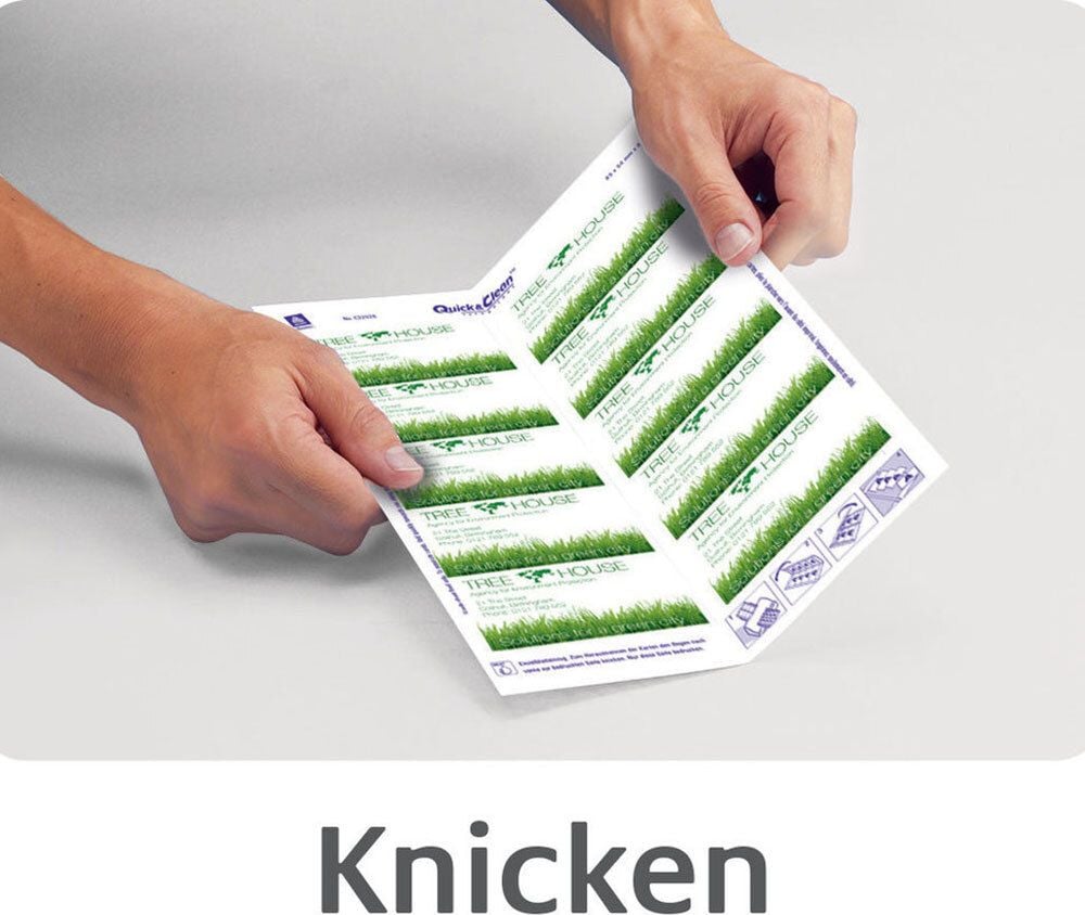 Visitenkarten Zweckform C32016-25, 85x54mm, ultraweiß 220 g/m², beidseitig
satiniert, Pack 25 Blatt/250 Stück