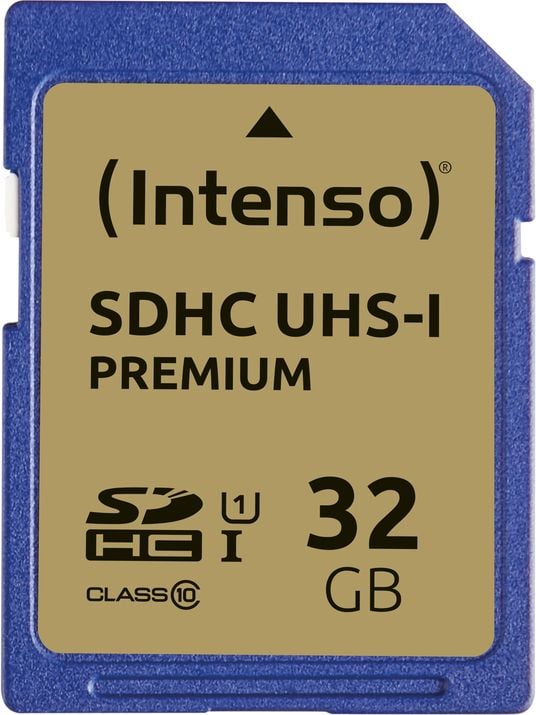 SDHC-Speicherkarten Intenso UHS-I Premium 3421480, Class 10/U1, 32GB