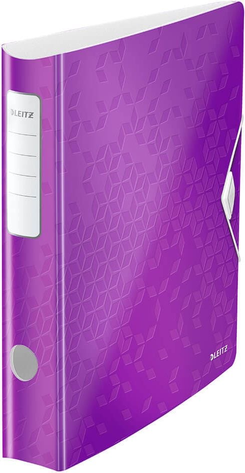 Ordner A4 Leitz Active WOW 1107, 65mm, Polyfoam, A4, 6,5cm Rücken, 180 Grad, Kunststoff, violett