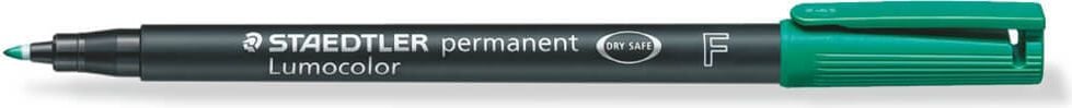 Folienschreiber Staedtler Lumocolor permanent pen 318F, ca. 0,6mm, wasserfest, gelb