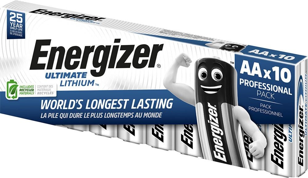 Batterien Energizer Ultimate Lithium Mignon AA, 1,5V, Pack 10 Stück