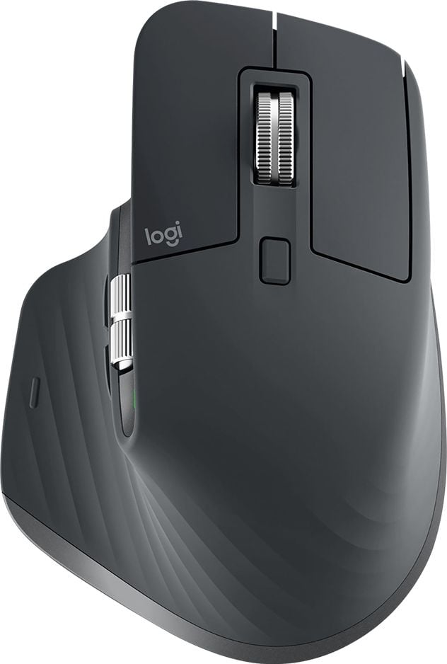 Maus Logitech MX Master 3S 910-006559, Bluetooth, USB Bolt-Empfänger, 7 Tasten, Sensor Technologie, grafit