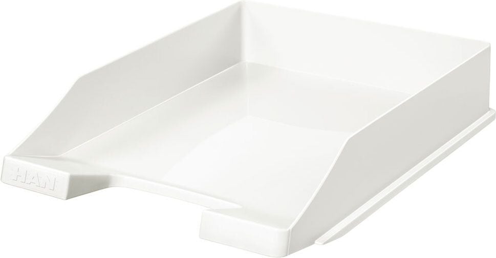 Ablagekorb HAN Standard KLASSIK 1027, A4, 6,5cm hoch, Polystyrol (PS), farbig, weiß