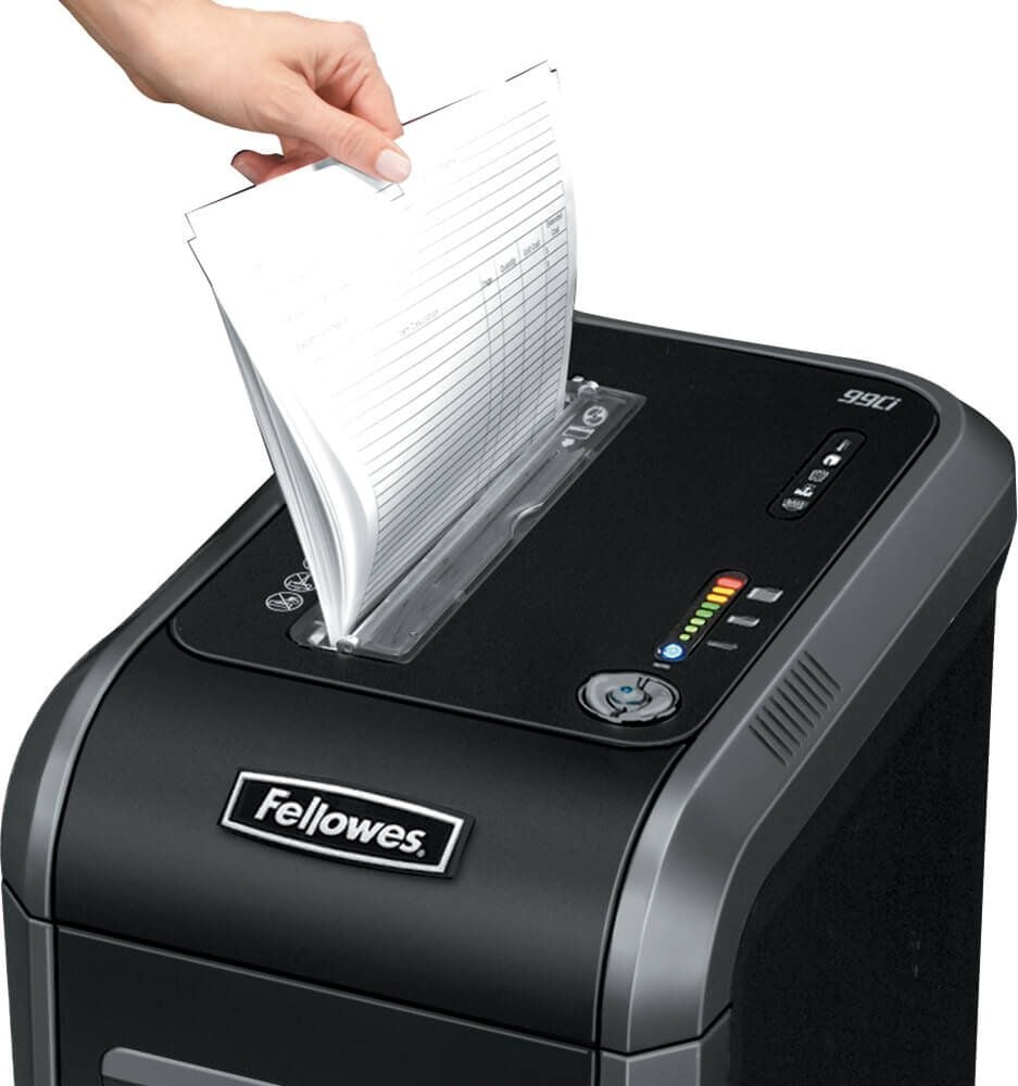 Aktenvernichter Fellowes Powershred 99Ci 4691001, 4x38mm Partikelschnitt, ca. 18 Blatt, 34 Liter Behälter