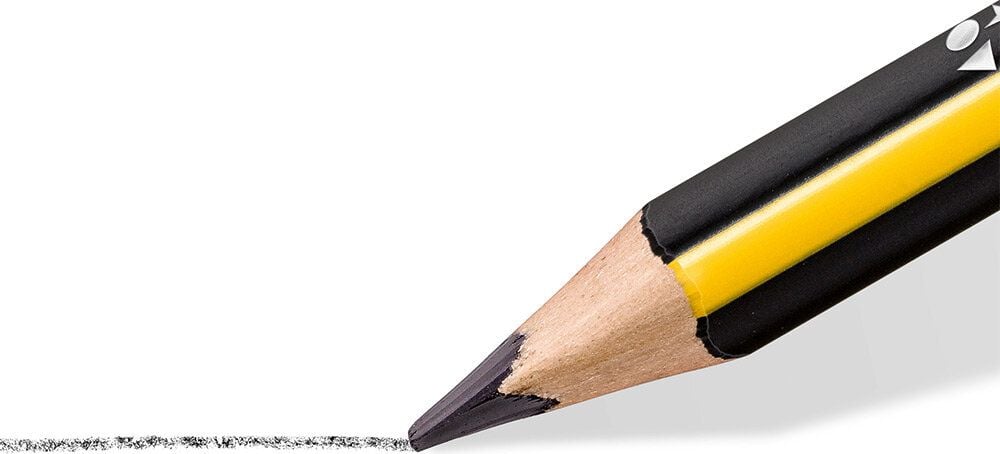 Bleistifte Staedtler Noris jumbo 119, HB, lackiert, Dreikantform, Pack 12 Stück, HB