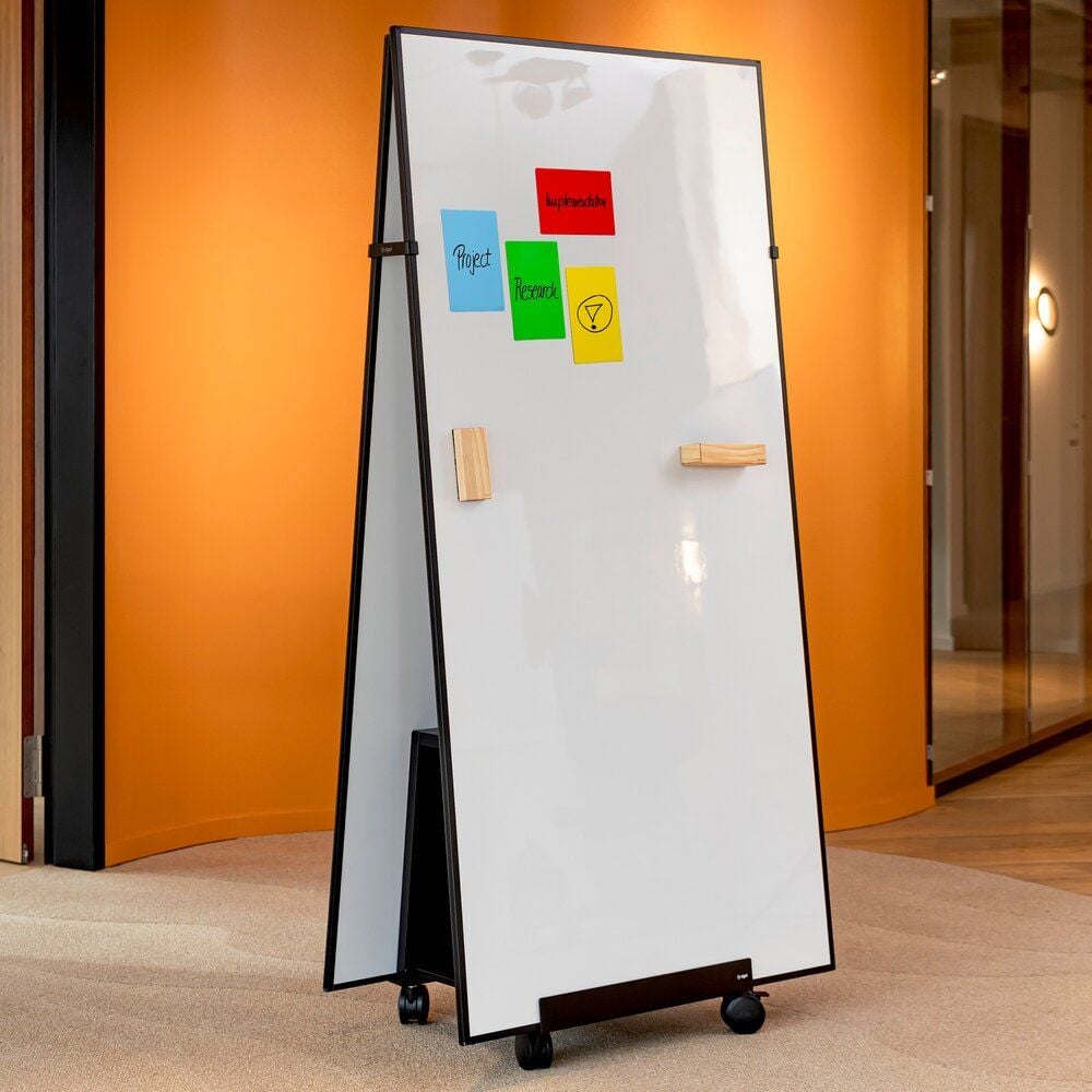 Whiteboard Haftnotizen Sigel Magnetic Notes Meet up MU103, 10x15cm, Kunststoff/Magnet-Papier, sortiert, Pack 25 Stück