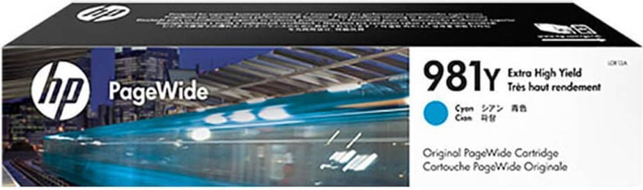HP Tintenpatrone L0R13A Nr. 981Y, cyan, 185ml, 16.000 Seiten