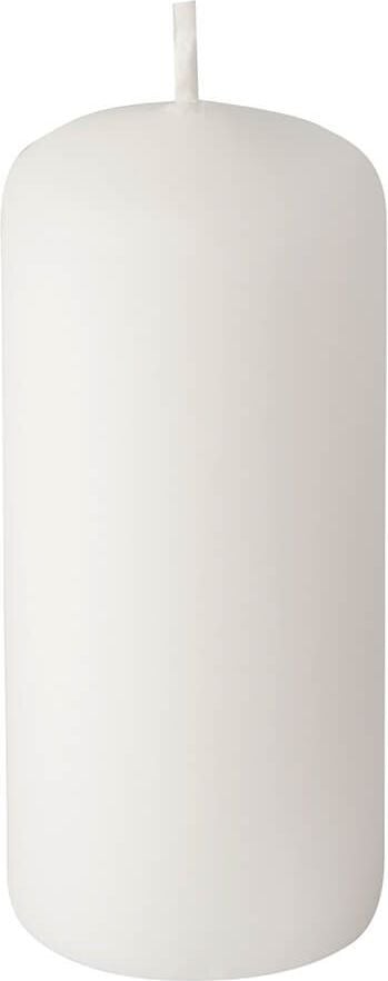 Kerzen Papstar Stumpenkerzen STARPAK 17915, 4cm Durchmesser, 9cm Höhe, weiß, Pack 10 Stück